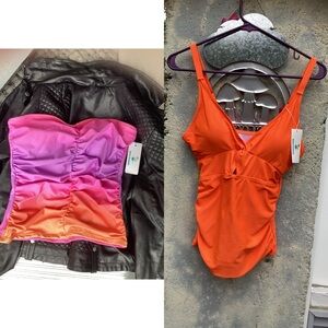 2 NWT tankinis Sz. M & L